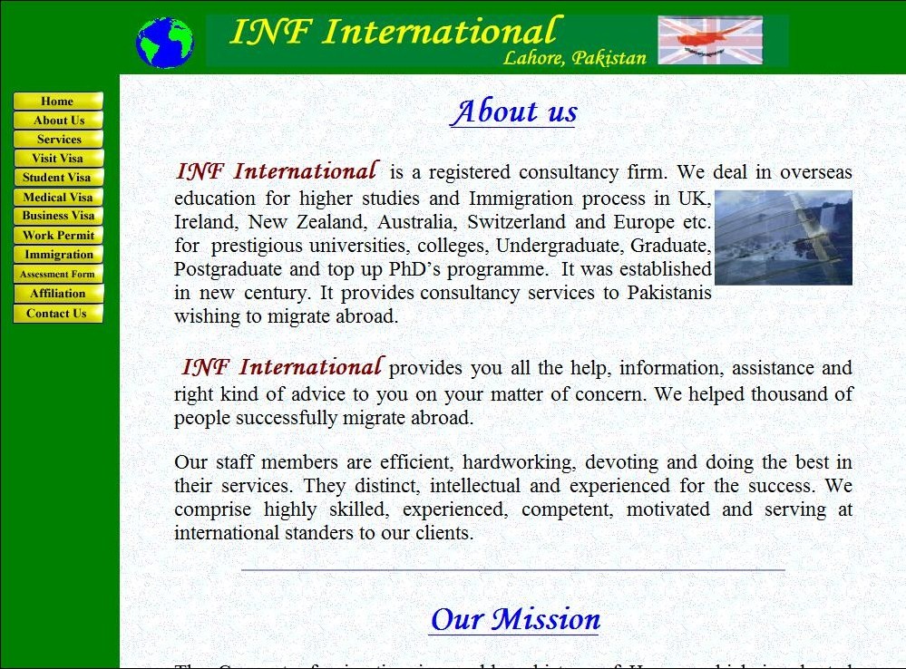 INF Website